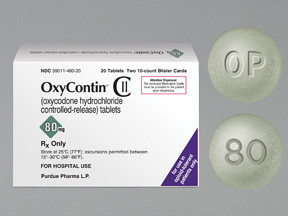 Oxycontin OP 80mg
